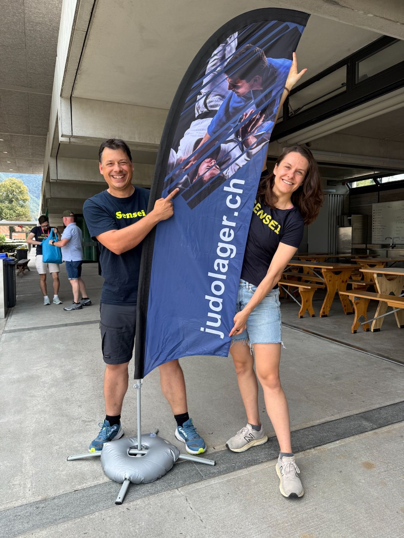 Matthias und Florence, Campleitung Judocamp